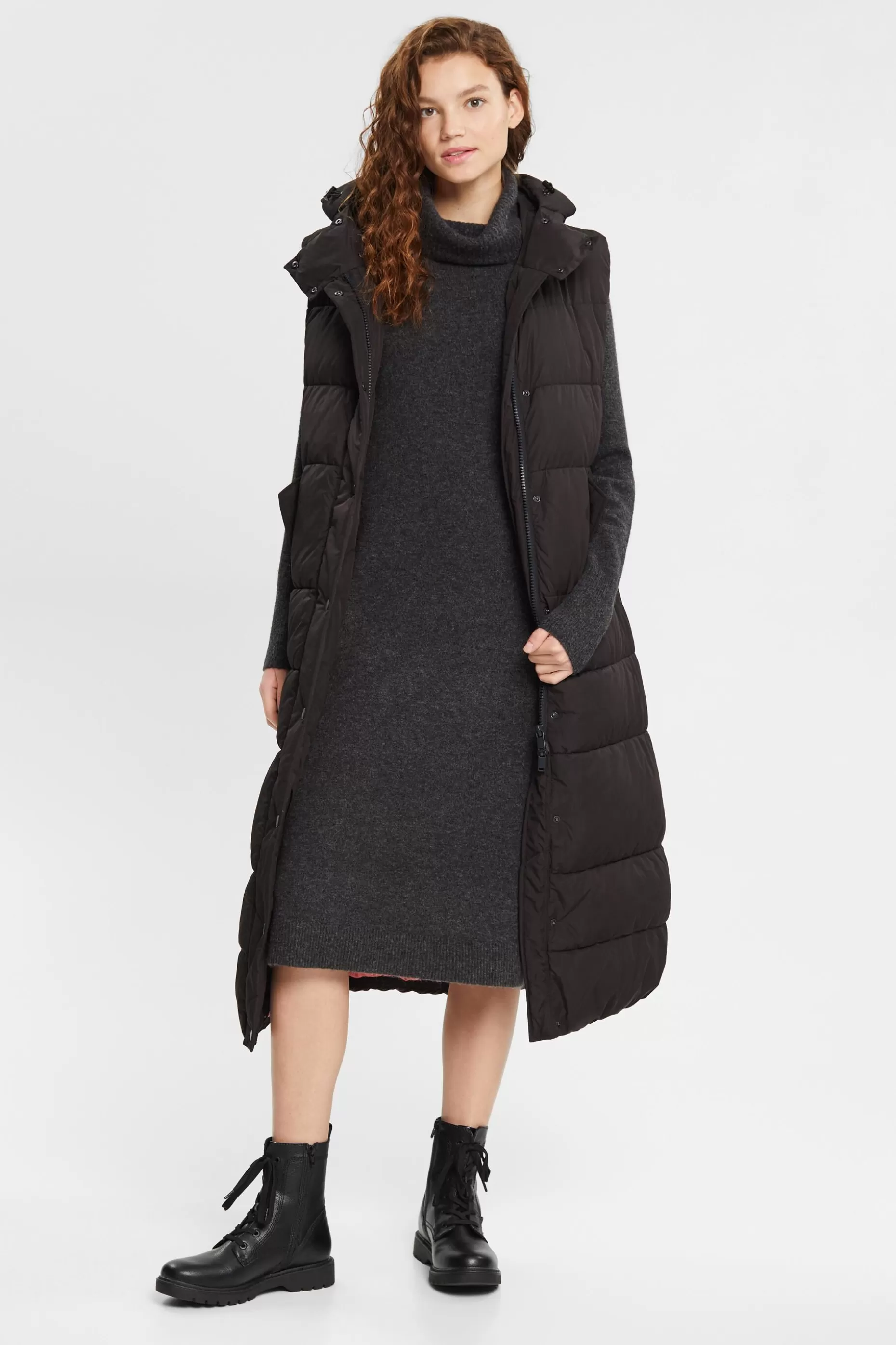 ESPRIT Wool blend turtleneck dress at our Online Shop *Women Dresses + Jumpsuits