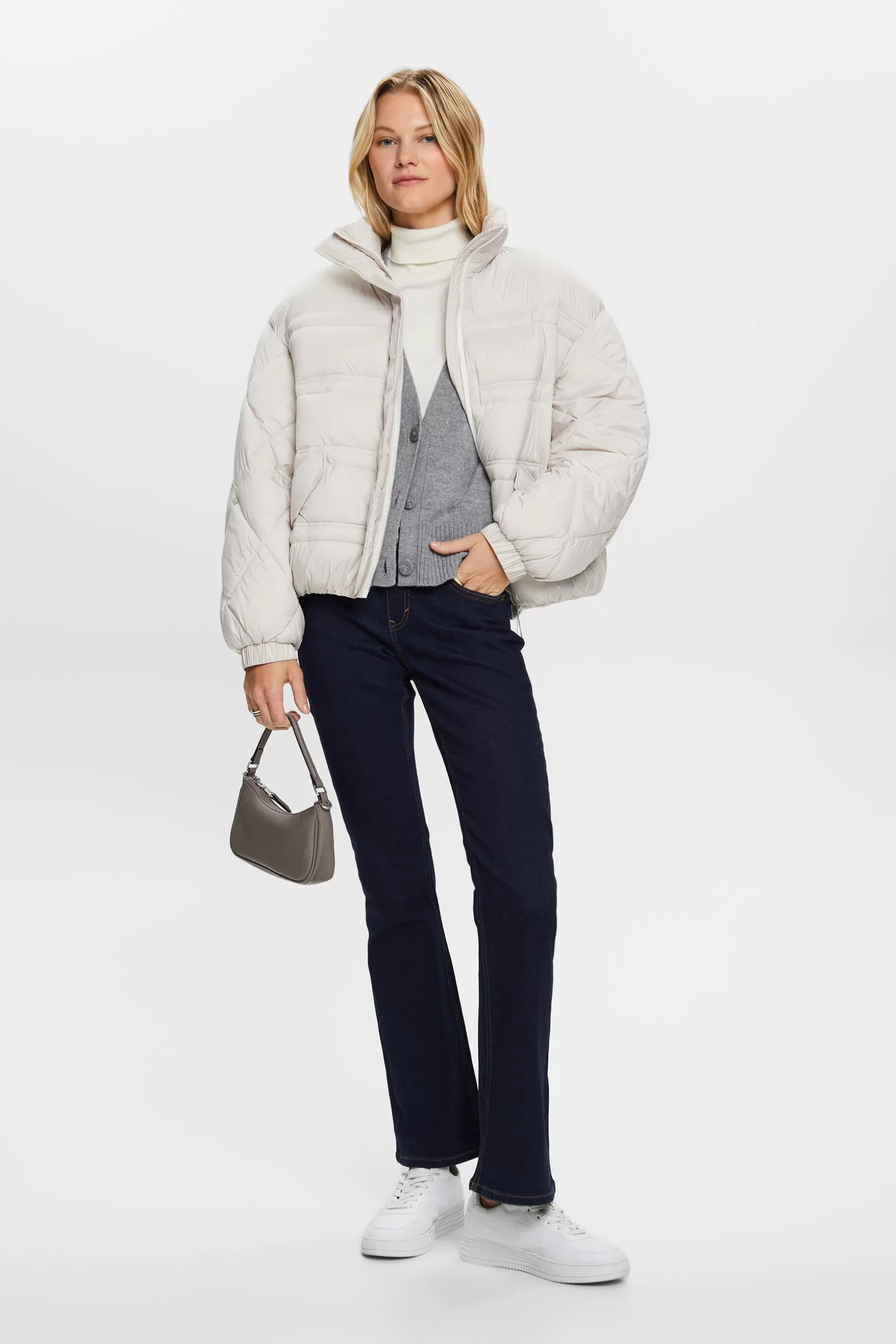 ESPRIT Wool Blend V-Neck Cardigan at our Online Shop *Women Sweaters