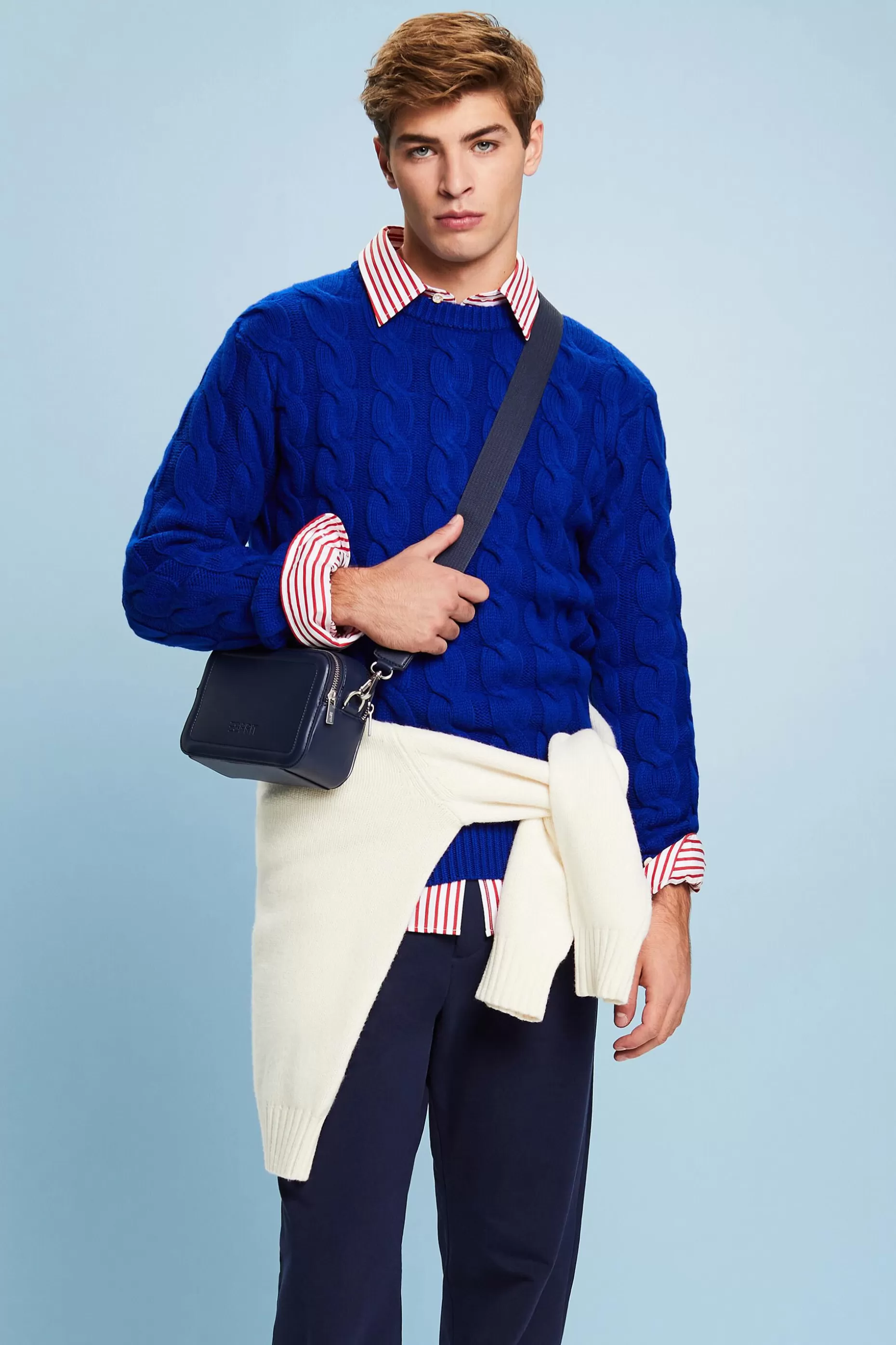 ESPRIT Wool Cable Knit Sweater at our Online Shop *Boys Boys