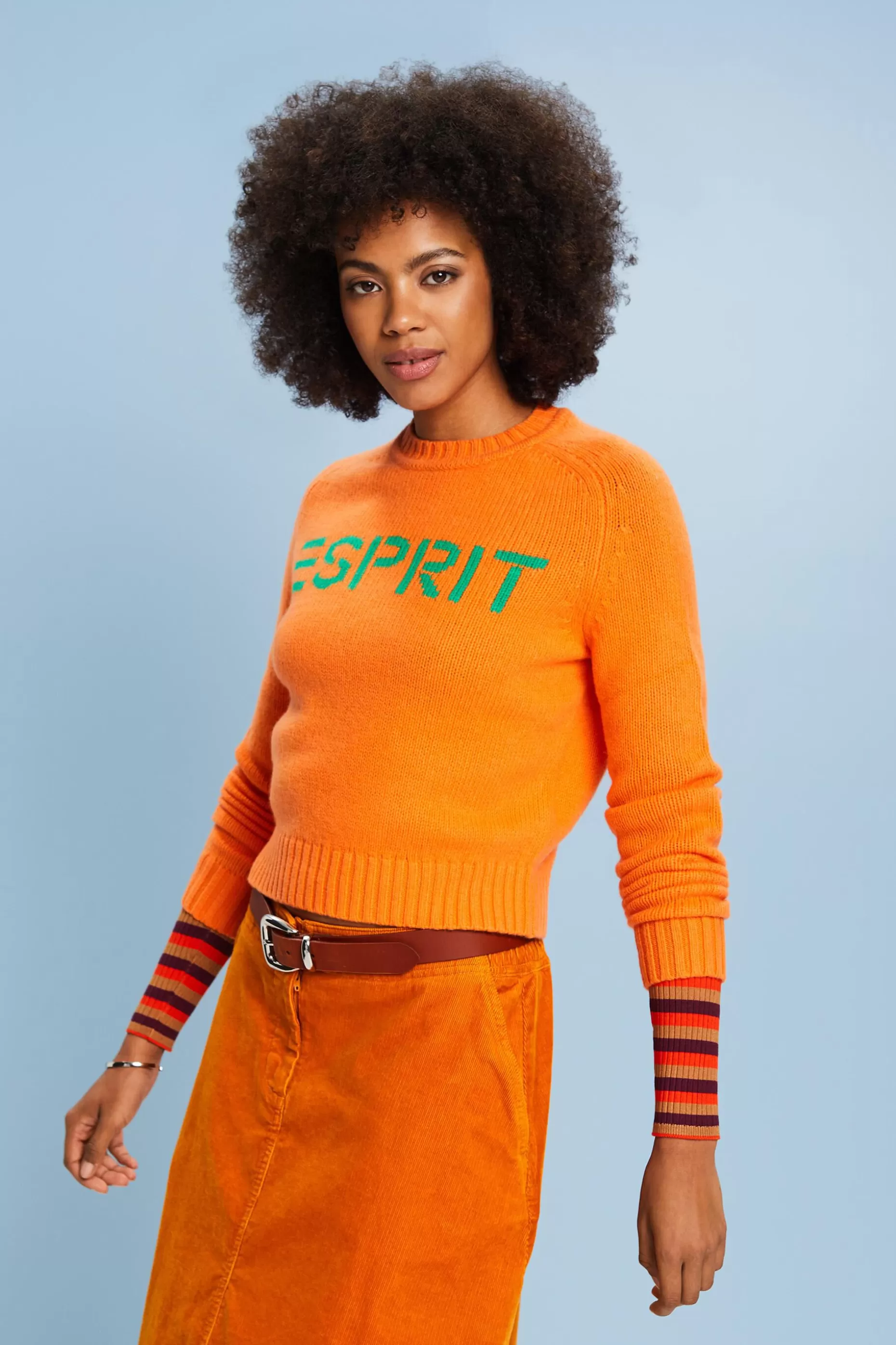 ESPRIT Wool Cashmere Logo Sweater at our Online Shop *Women Sweaters