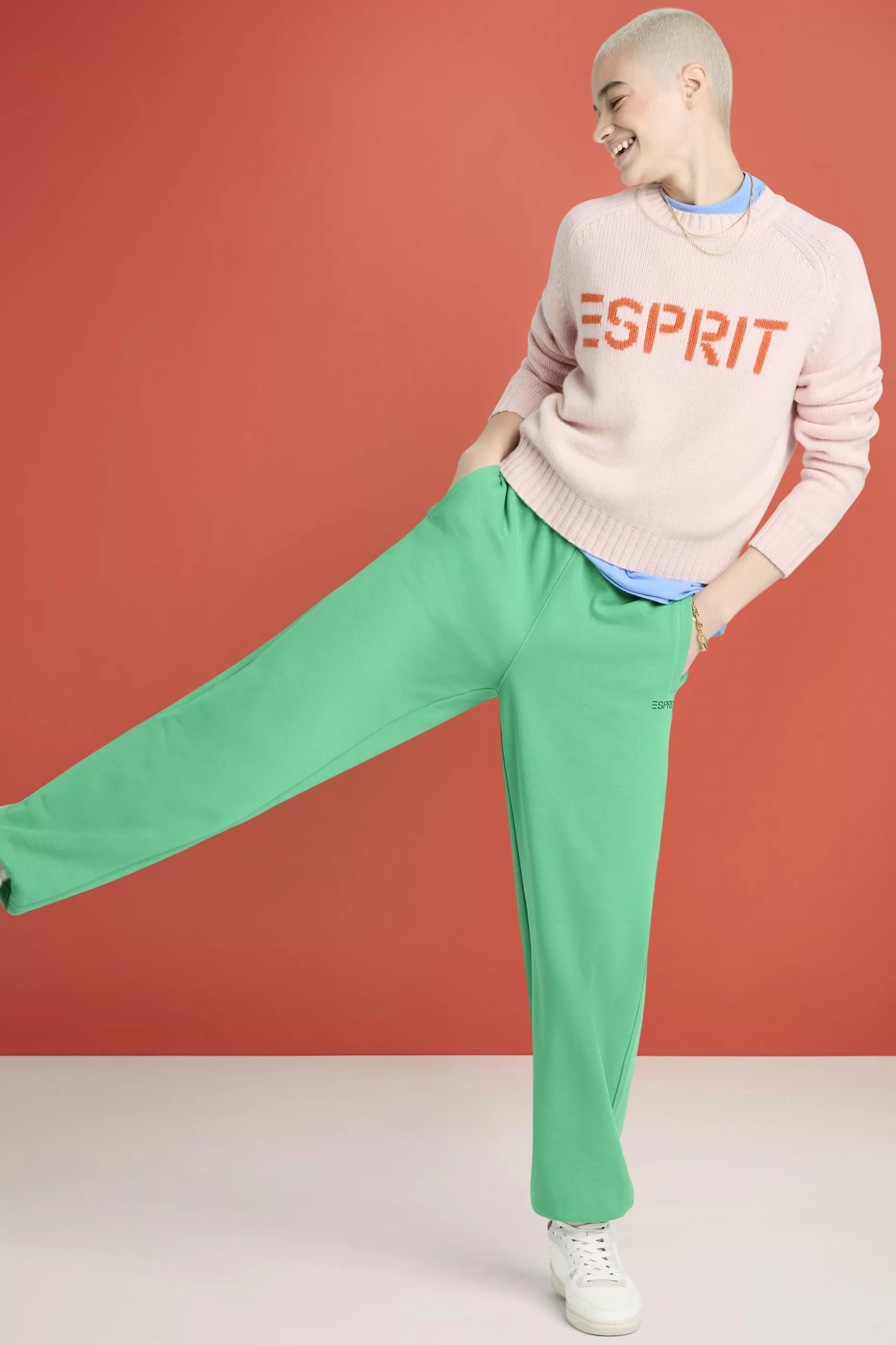 ESPRIT Wool Cashmere Logo Sweater at our Online Shop *Women Sweaters