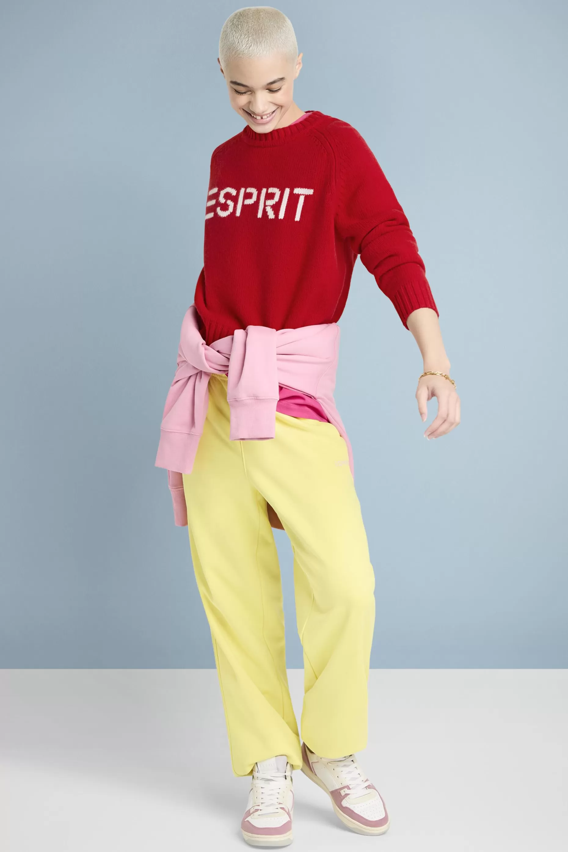 ESPRIT Wool Cashmere Logo Sweater at our Online Shop *Women Sweaters