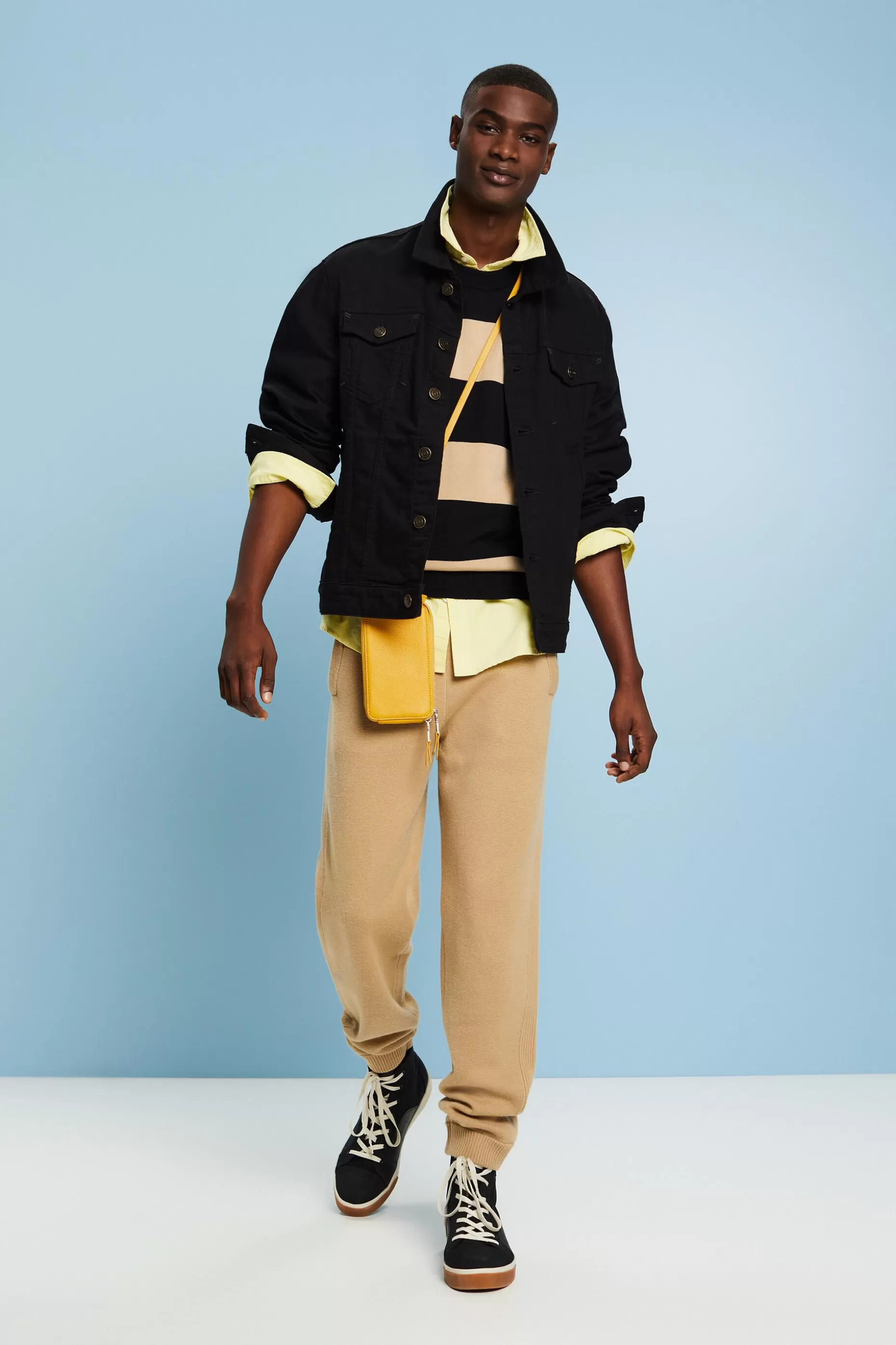 ESPRIT Wool Seamless Striped Pullover at our Online Shop *Men Sweaters