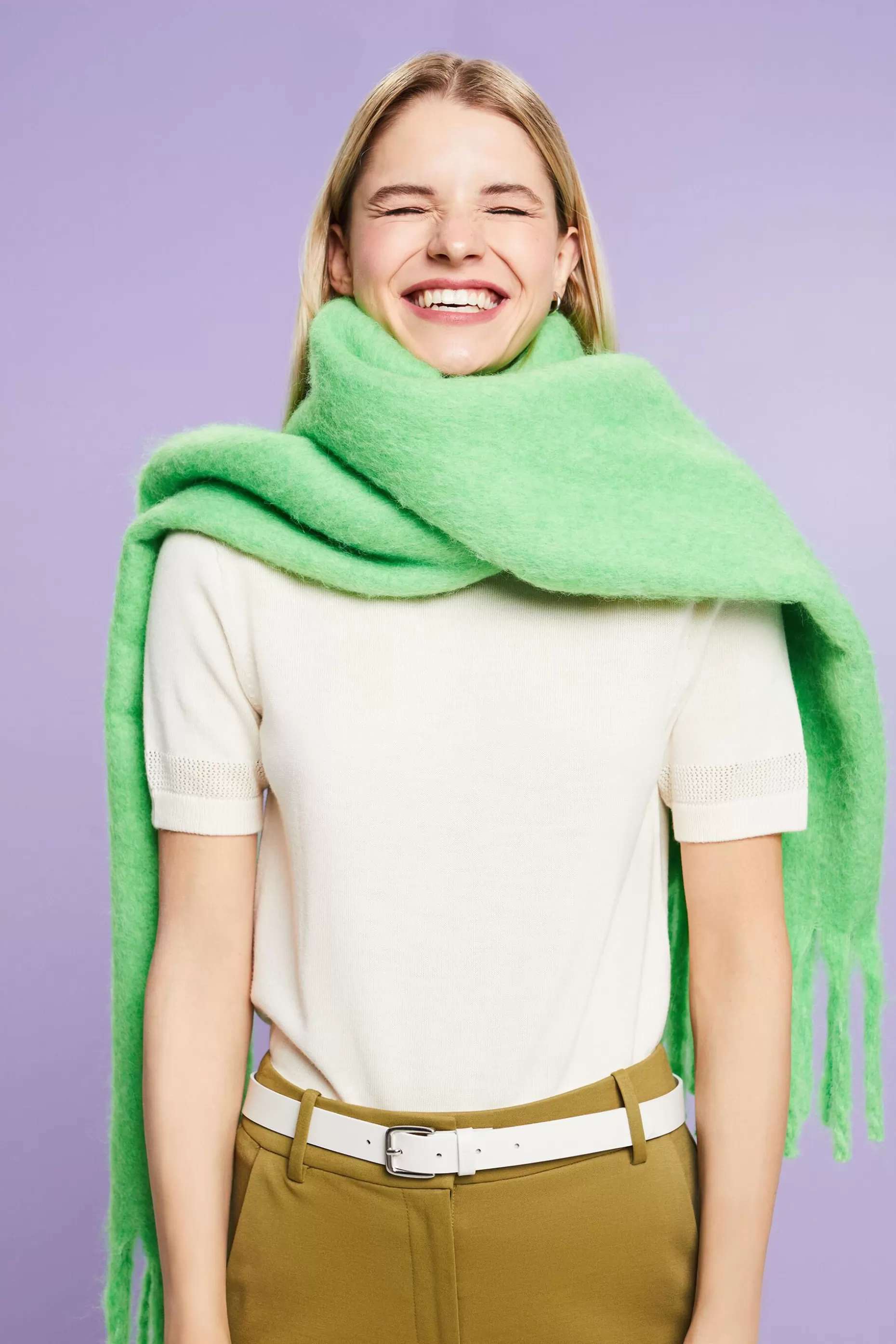 ESPRIT Wool Short Sleeve Sweater at our Online Shop *Women Sweaters