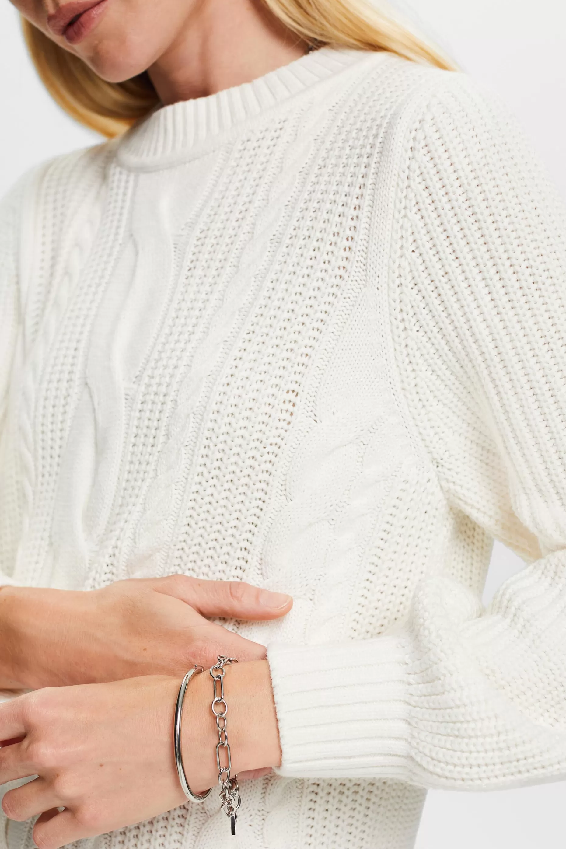 ESPRIT Wool-Blend Cable Knit Sweater Dress at our Online Shop *Women Dresses + Jumpsuits
