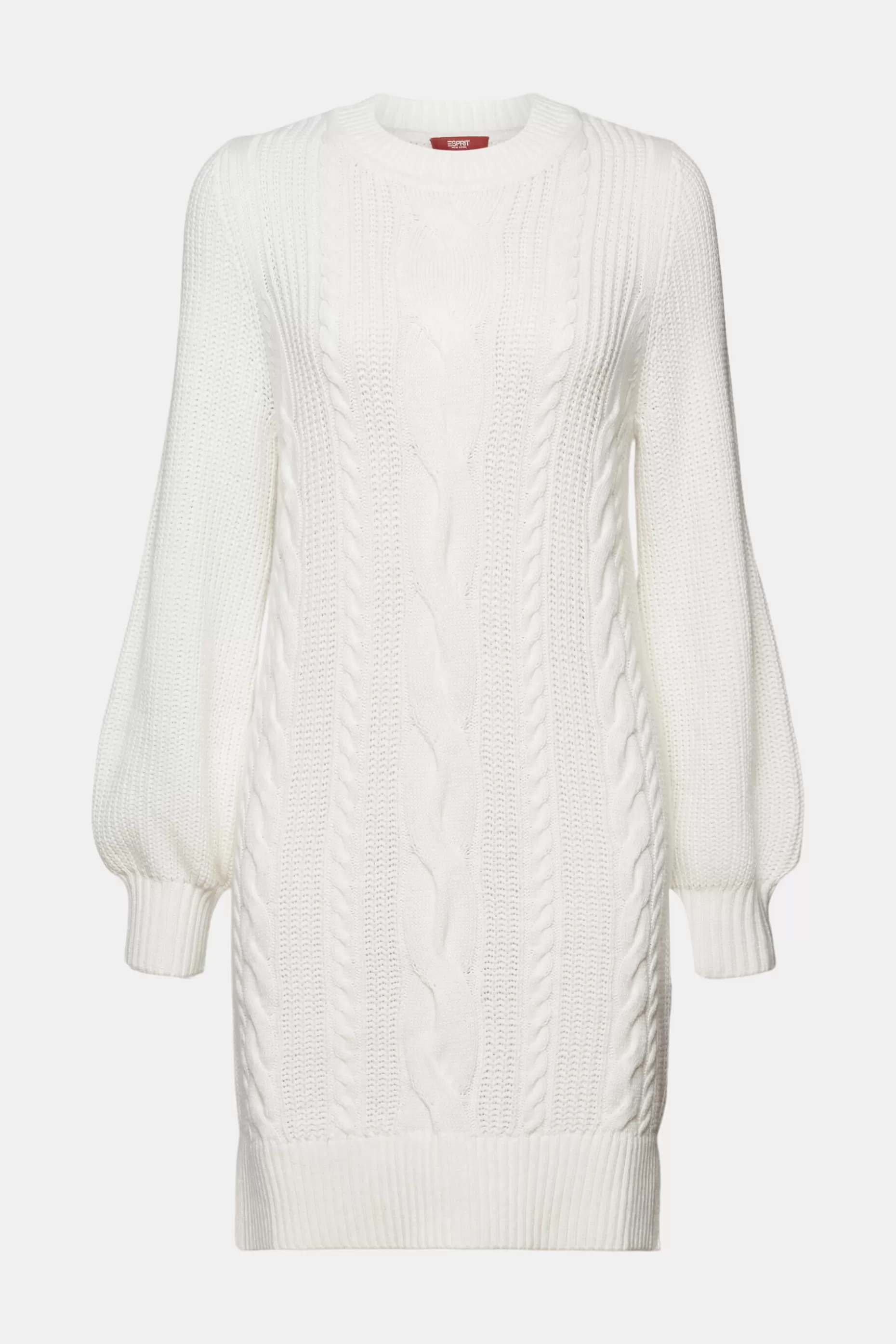ESPRIT Wool-Blend Cable Knit Sweater Dress at our Online Shop *Women Dresses + Jumpsuits