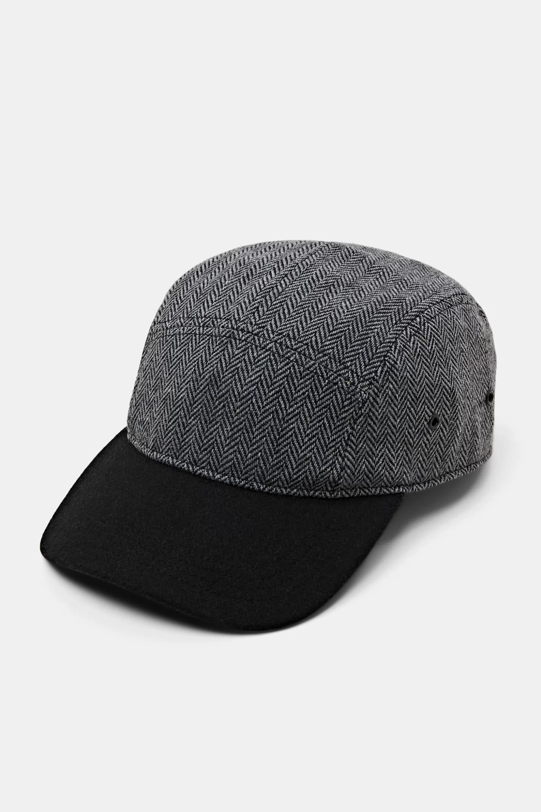 ESPRIT Wool-Blend Herringbone Cap at our Online Shop * Sale Under $30