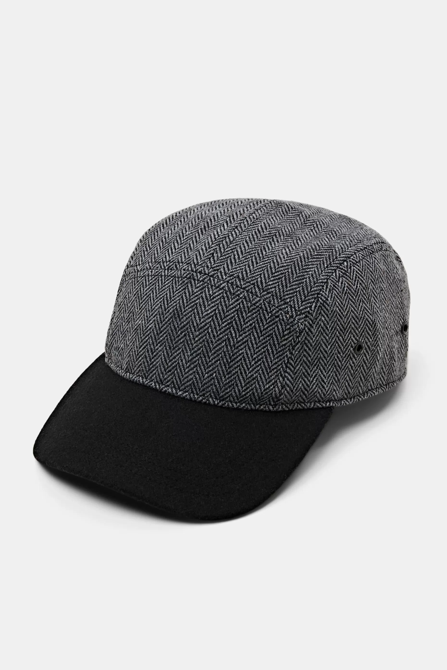 ESPRIT Wool-Blend Herringbone Cap at our Online Shop *Men Hats