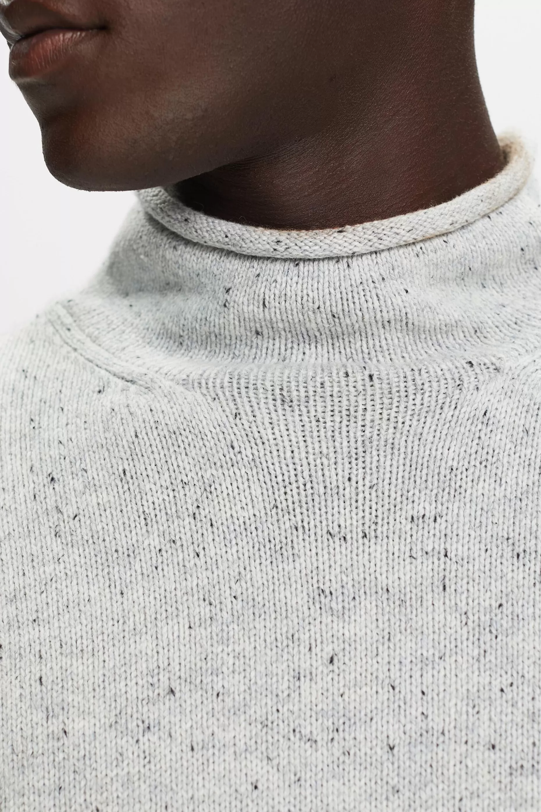 ESPRIT Wool-Blend Mockneck Sweater at our Online Shop *Men Sweaters