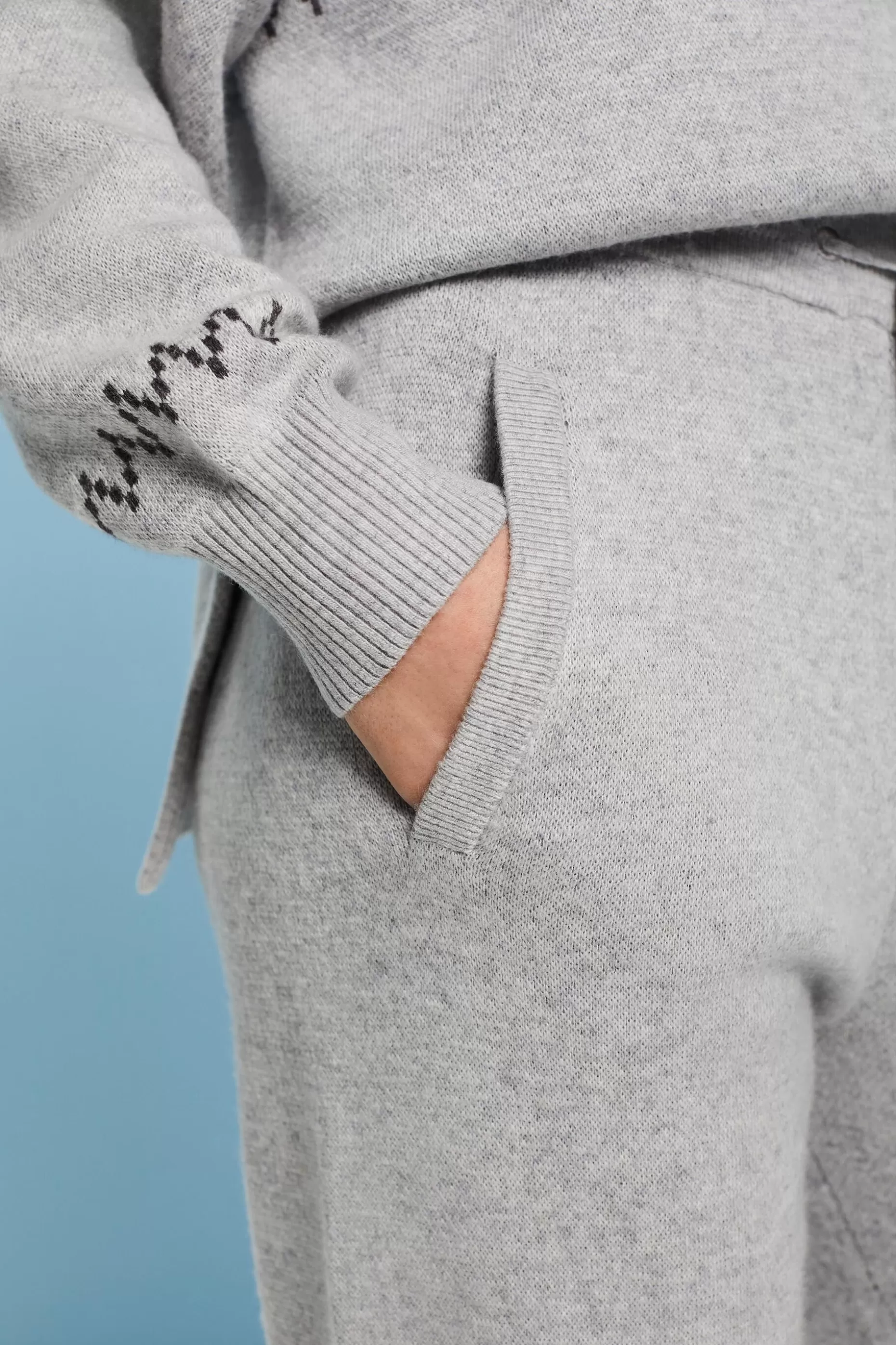 ESPRIT Wool-Cashmere Blend Fair Isle Knit Pants at our Online Shop *Women Pants + Joggers