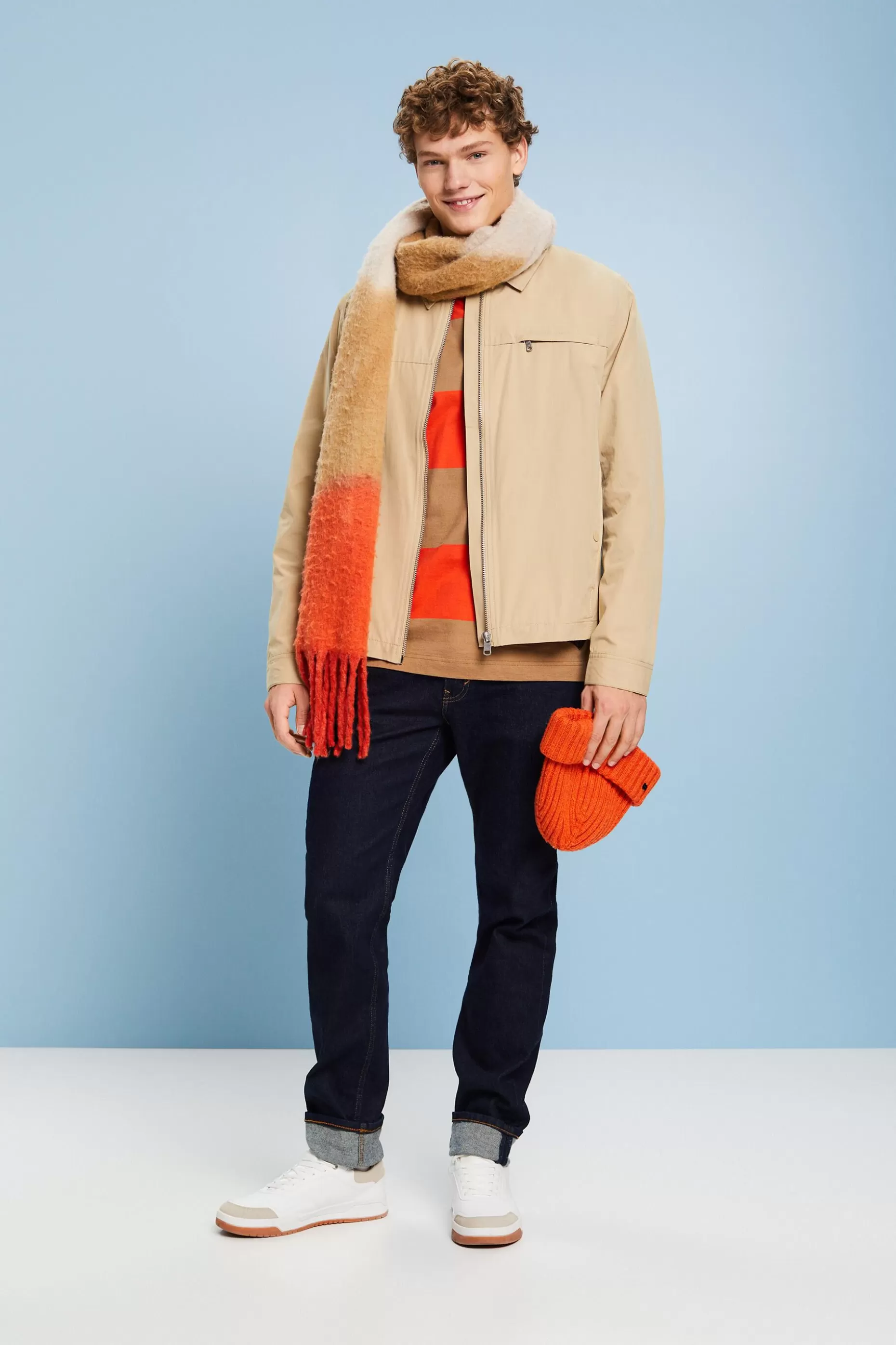 ESPRIT Zip-Up Jacket at our Online Shop *Men Clearance 60%-70% Off