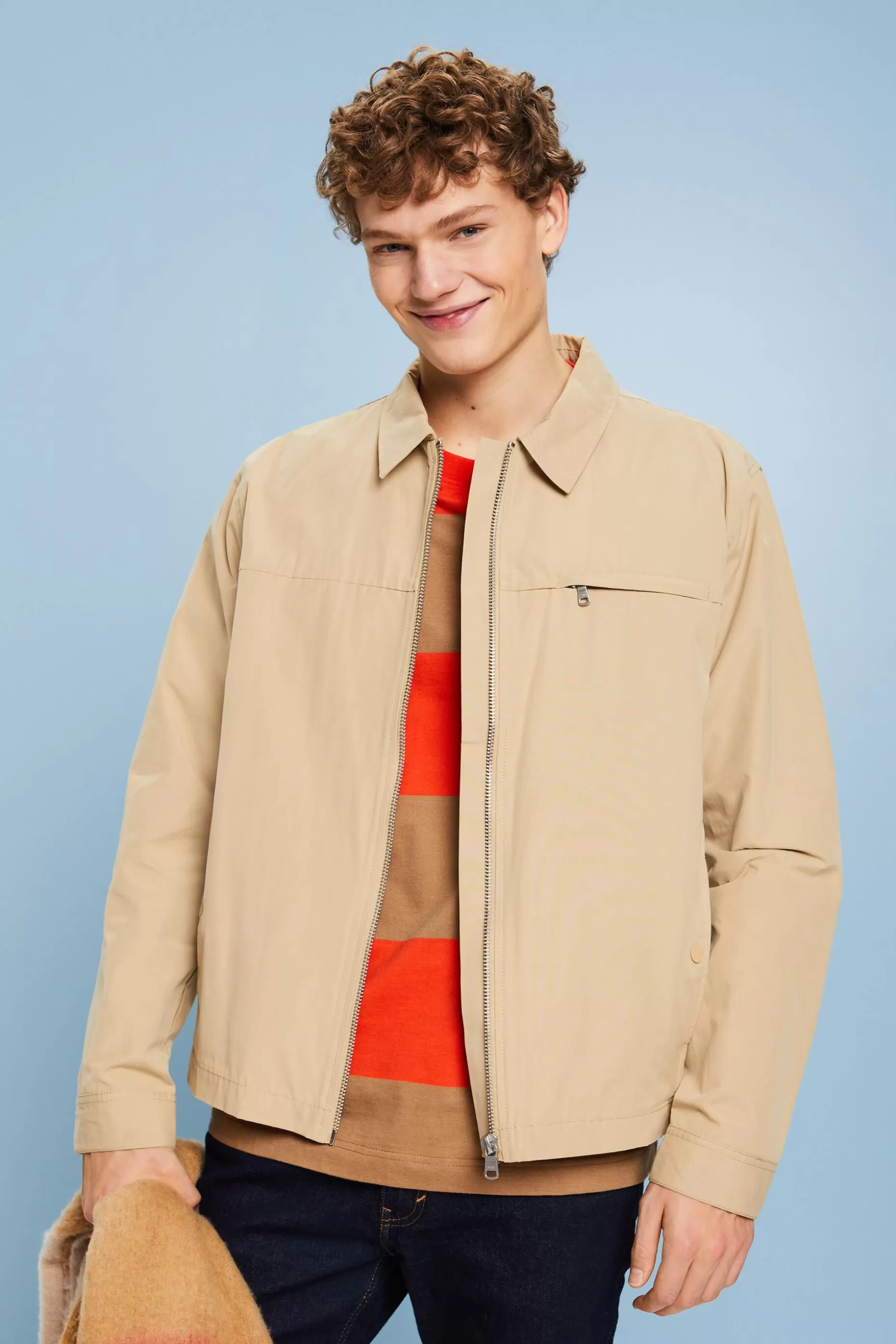ESPRIT Zip-Up Jacket at our Online Shop *Men Tops