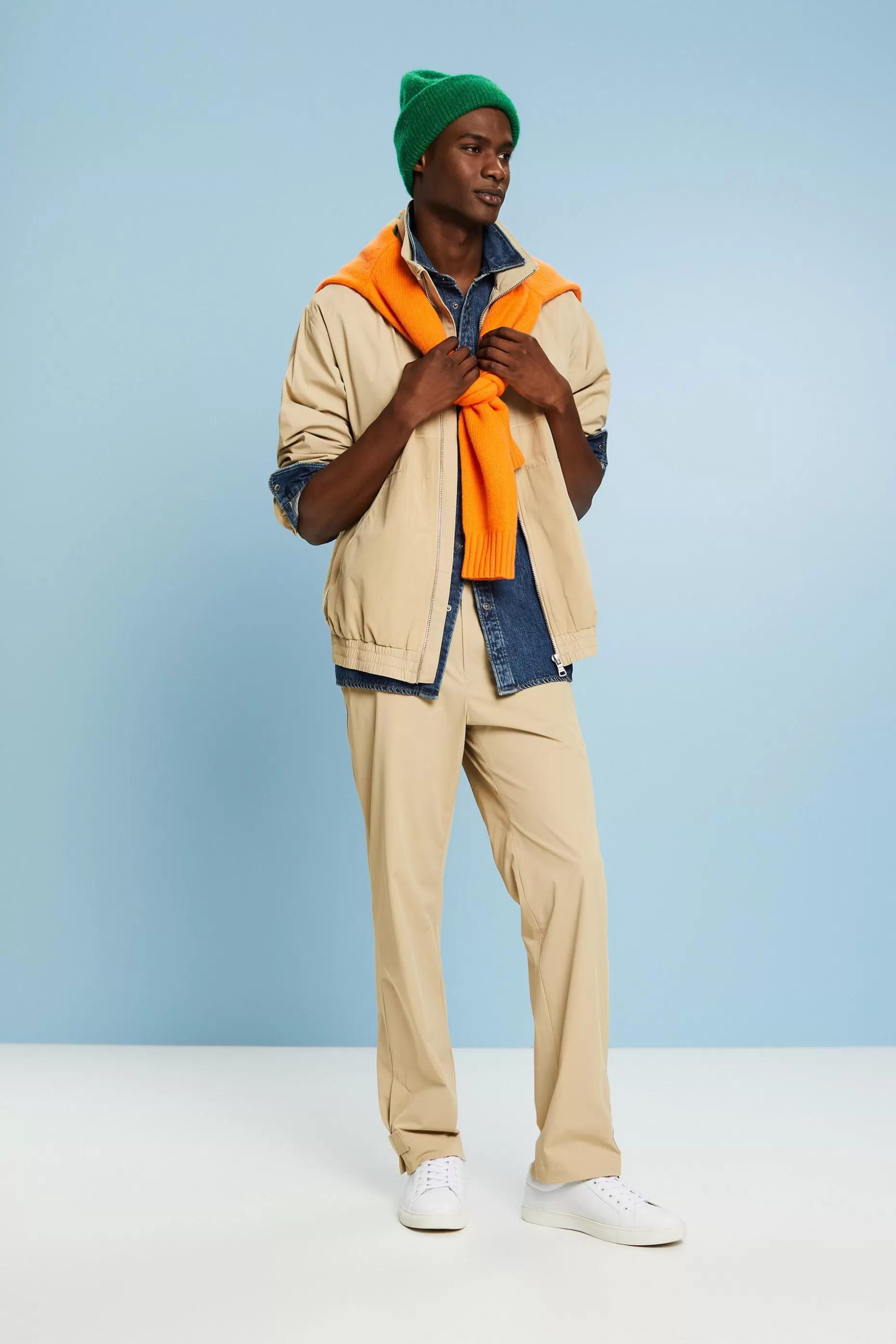 ESPRIT Zip-Up Windbreaker Jacket at our Online Shop *Men Clearance 60%-70% Off