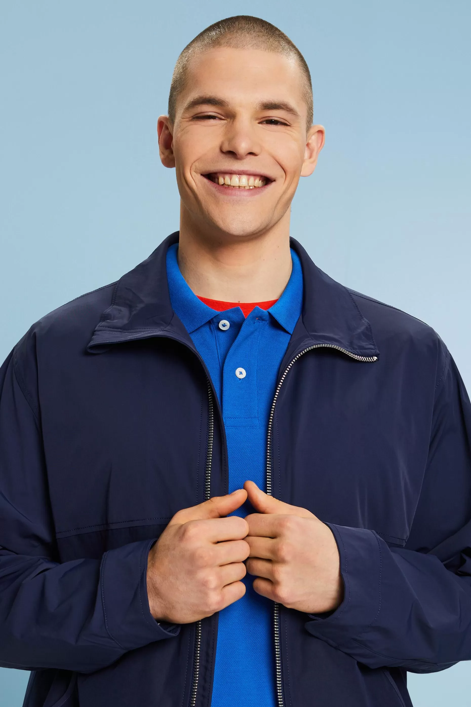 ESPRIT Zip-Up Windbreaker Jacket at our Online Shop *Men Jackets + Coats